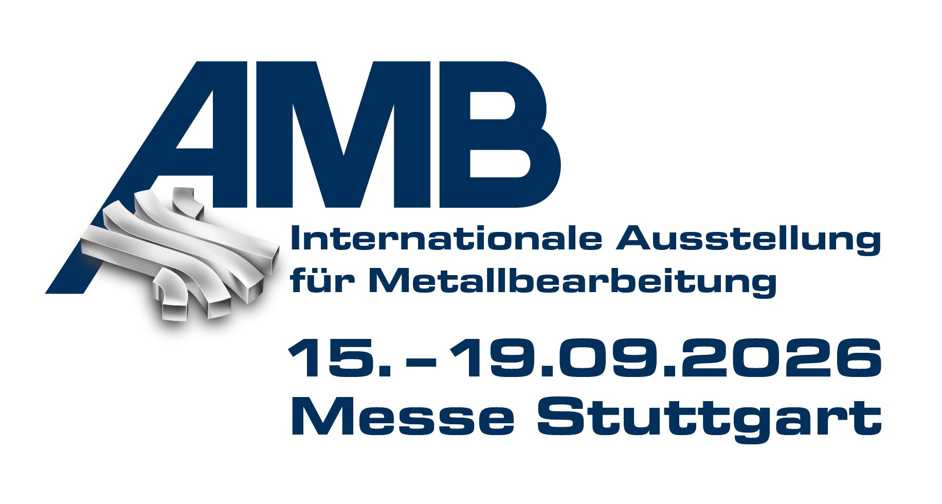 Logo der Messe AMB mit Datum